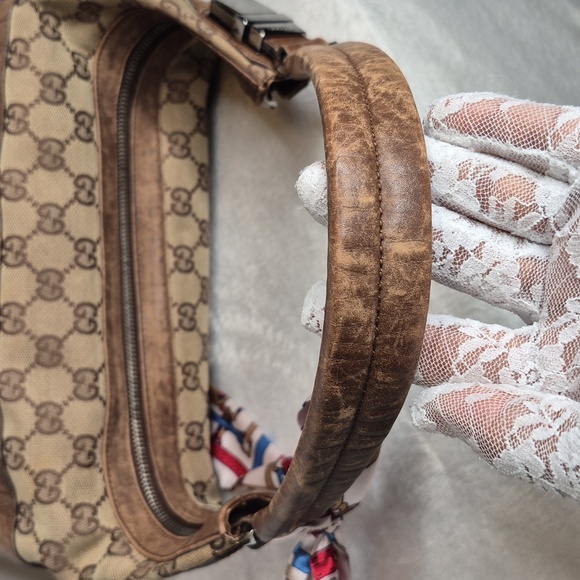 Gucci Vanity Square GG Monogram Canvas Leather Shoulder Bag - Picture 12 of 17